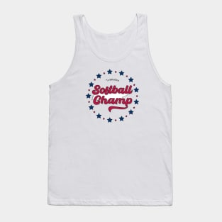 Softball Champ Tennessee TN Tank Top